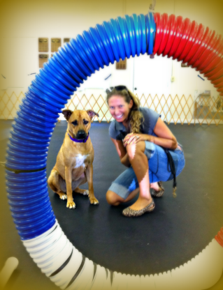 Hocus Pocus and me at Agility Training here in NC